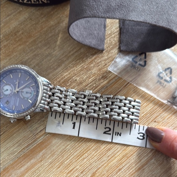 Citizen Eco Drive Silver Chronograph Watch - Picture 8 of 11